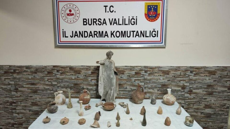 Bursa'da tarihi eser operasyonu