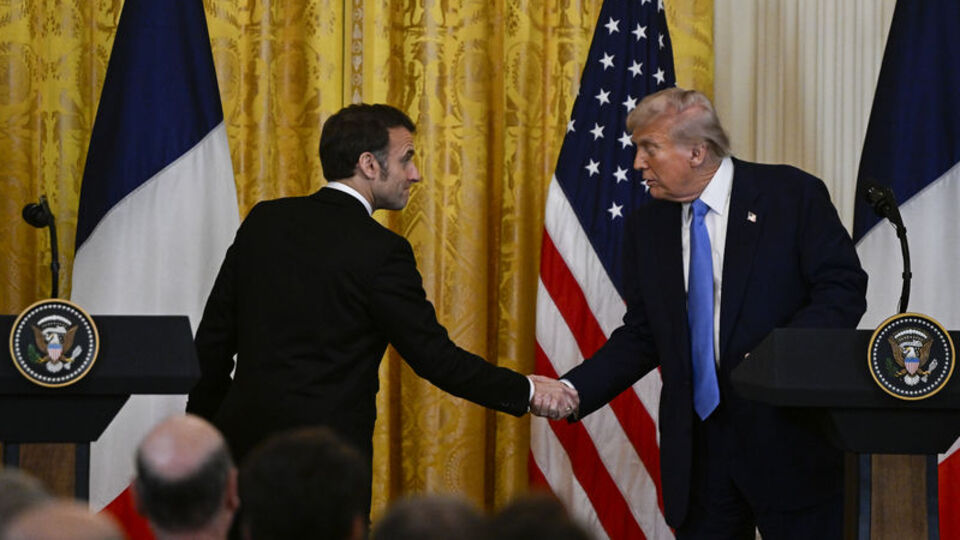 Macron ile Trump bir araya geldi