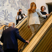 Trump merdivende kaldı, BM'den yanıt geldi