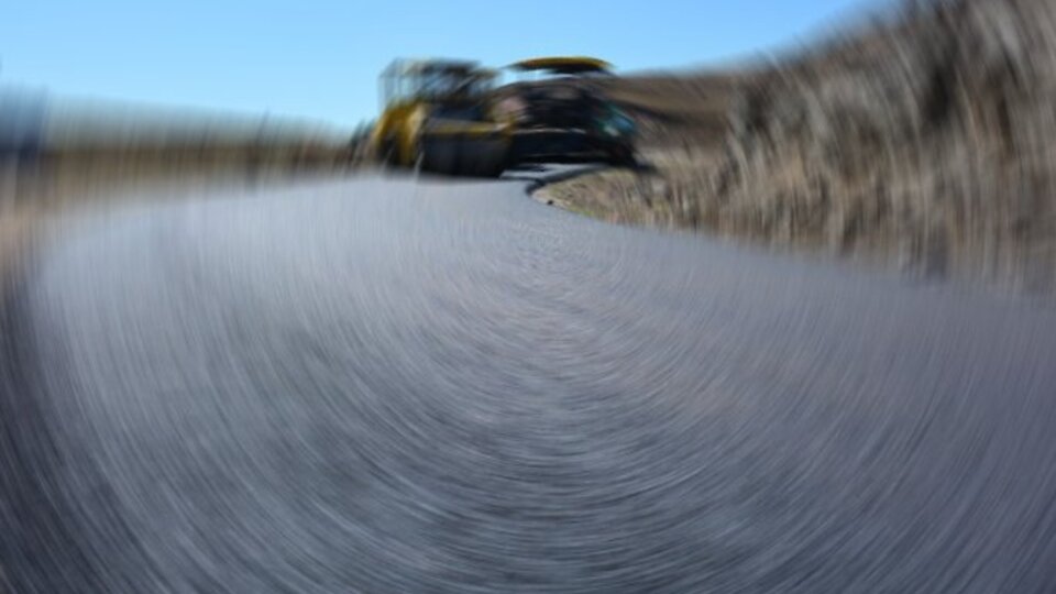 Asfalt serimi sırasında cinayet!