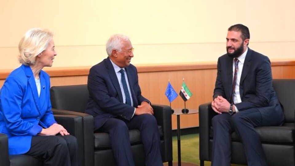 AB liderleri Şara ile görüştü