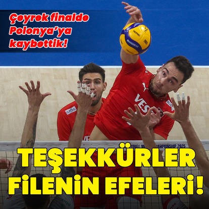 Efeler çeyrek finalde veda etti