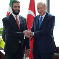 Cumhurbaşkanı Erdoğan Şara ile görüştü