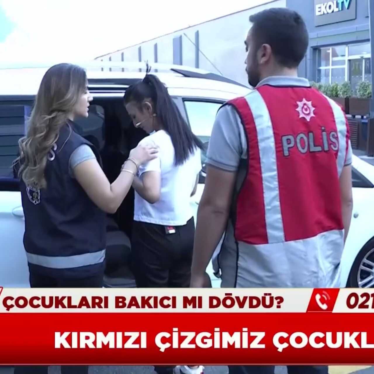 Polisler Ferhan ve çocukları için geldi!