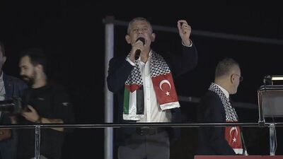 4 partiden 'Filistin'e destek' mitingi