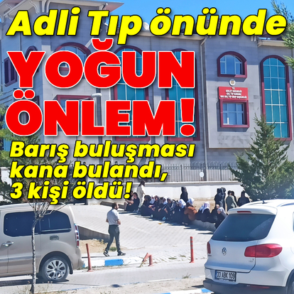 Barış buluşması kana bulandı, 3 kişi öldü!