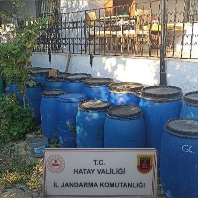 5 bin litre sahte içki ele geçirildi