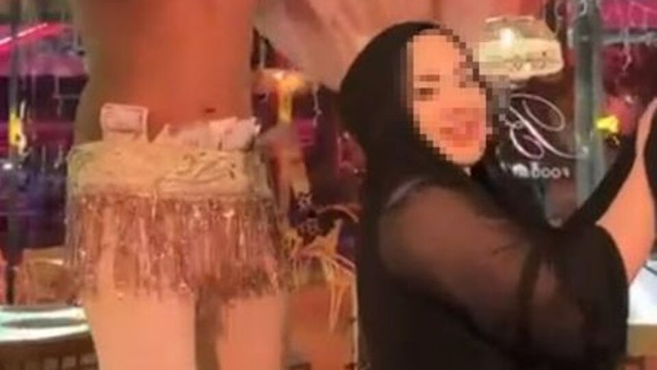 Eğlence mekanında tepki çeken görüntüler: 2 gözaltı