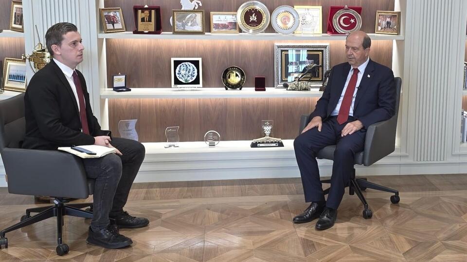 KKTC Cumhurbaşkanı Tatar Habertürk'e konuştu