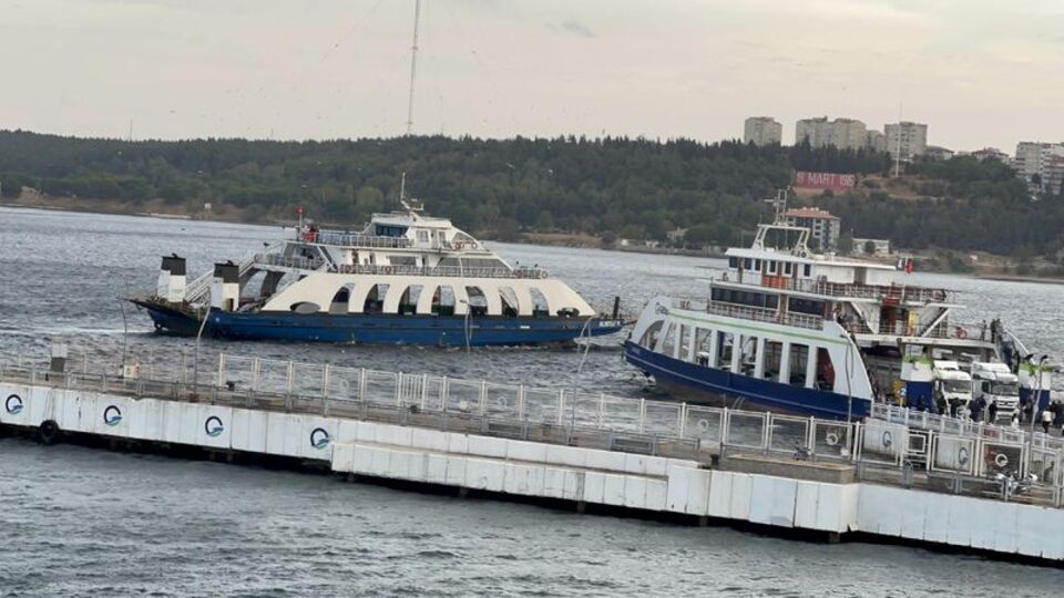Çanakkale'de fırtına! Seferler iptal edildi!