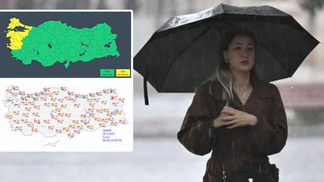 Sağanak ve fırtına! 11 kent için 'sarı' alarm! Hızı: 70 km olacak...