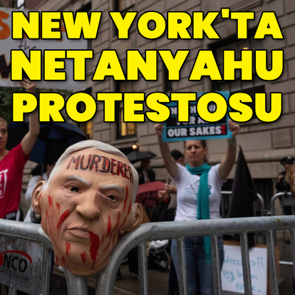 New York'ta Netanyahu protestosu