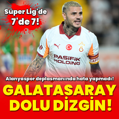 Galatasaray'dan ligde 7'de 7!