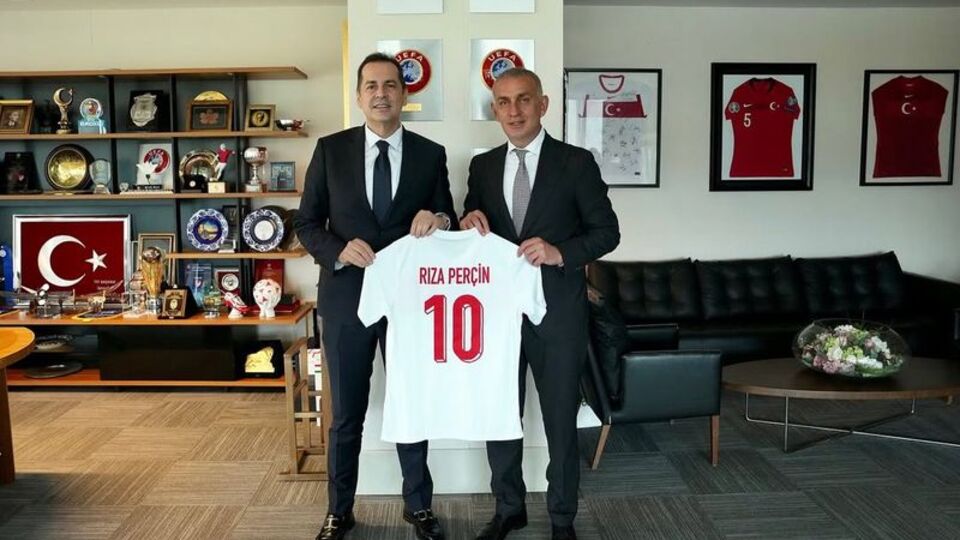 Rıza Perçin'den İbrahim Hacıosmanoğlu'na ziyaret!