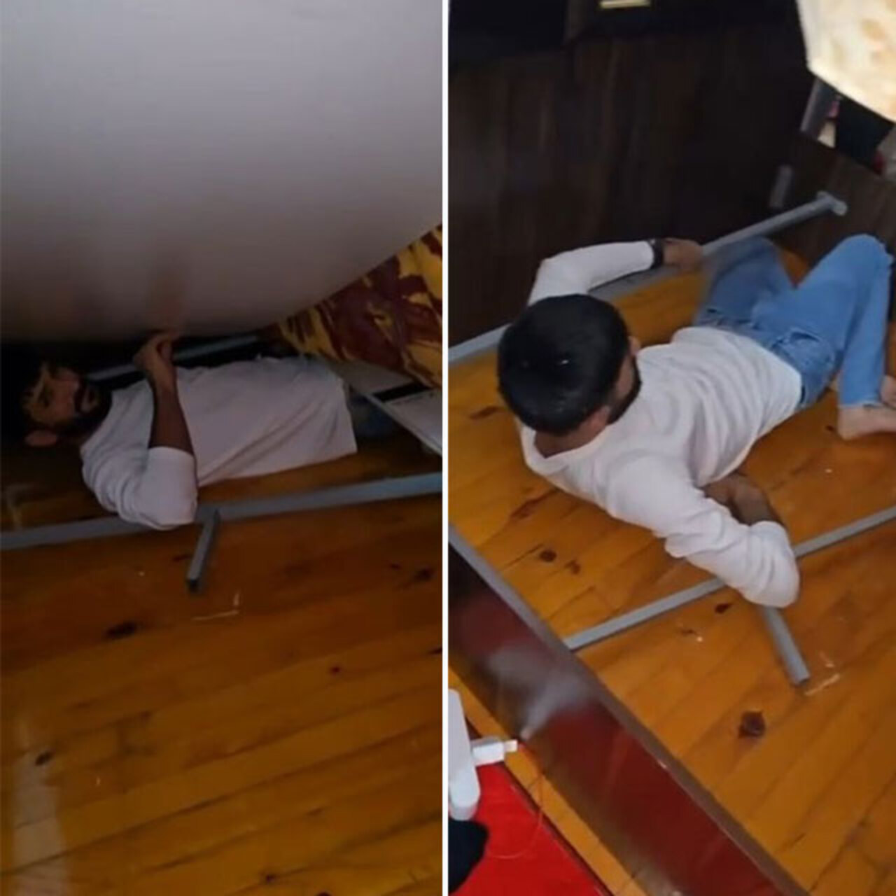 Cezaevinden kaçtı... 15 yıl hapis cezası vardı! Bazanın altında!