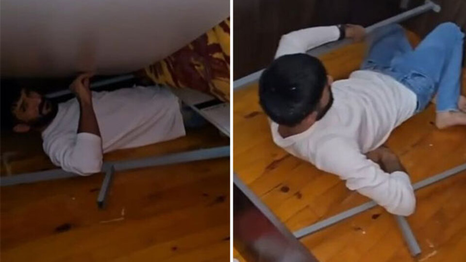 Cezaevinden kaçtı... 15 yıl hapis cezası vardı! Bazanın altında!