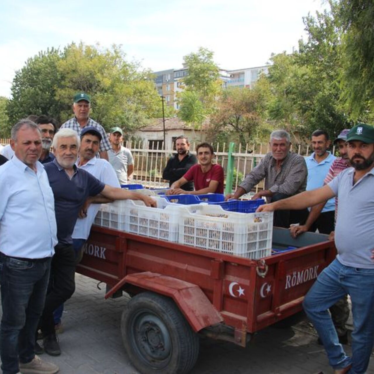 Germencik'te üreticilerin tüccar tepkisi