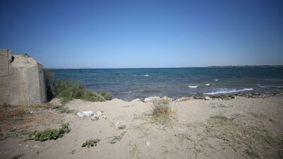 Yer: Çanakkale... Denizin içinde izi sürülüyor