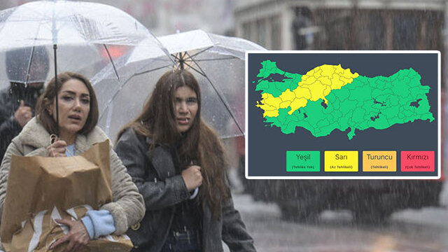 Bakanlıktan 3 bölge için 'sağanak' uyarısı