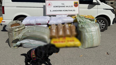530 kilogram kaçak tütün ele geçirildi