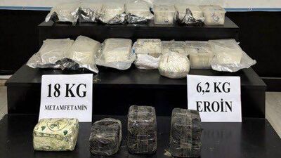 26 kilo 529 gram uyuşturucu ele geçirildi