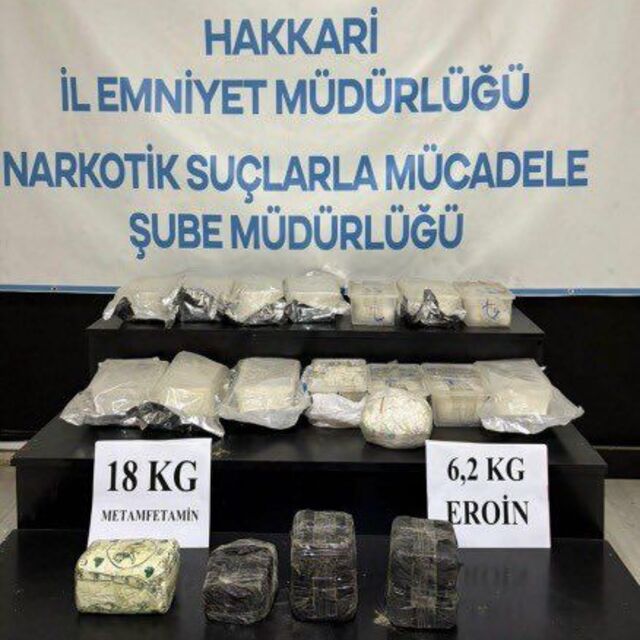 26 kilo 529 gram uyuşturucu ele geçirildi