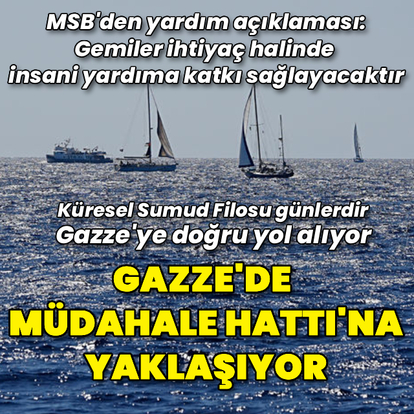 MSB'den Sumud Filosu'na yardım açıklaması