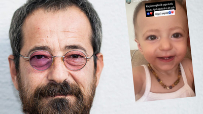 Kızının 1'inci yaşını kutladı