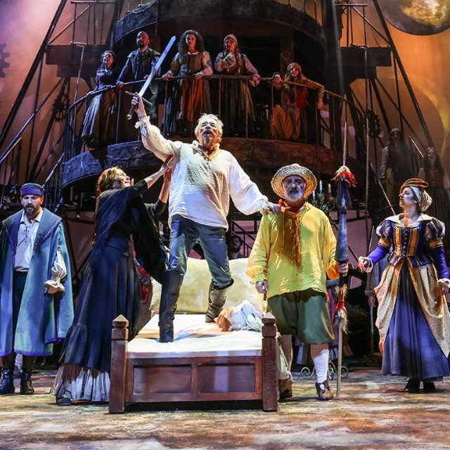 Don Kişot müzikalinden görkemli prömiyer