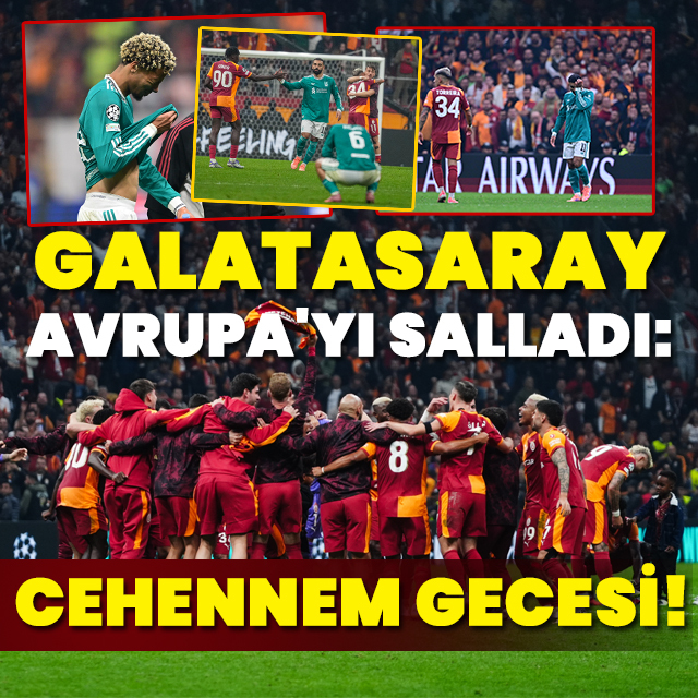 Cimbom, Avrupa'yı salladı: Kabus gecesi!