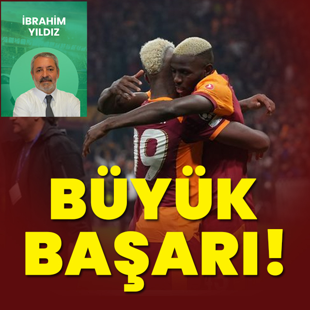 "Büyük başarı"