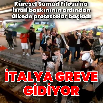 İtalya, Filistin için genel greve gidiyor