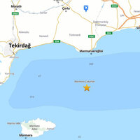Marmara'da korkutan deprem! Büyüklük: 5.0 Yer: Marmaraereğlisi