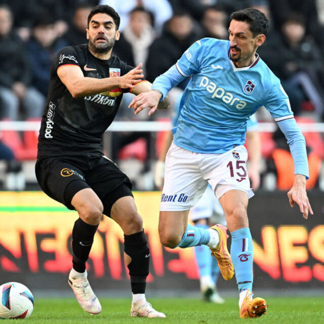 Trabzonspor ile Kayserispor 57. randevuda