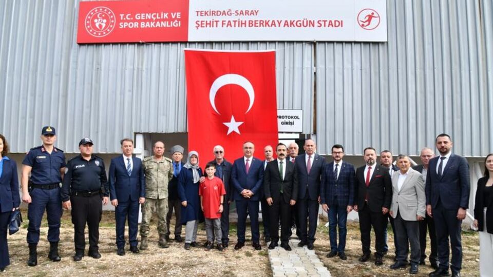Tekirdağlı şehidin ismi stadyumda yaşayacak
