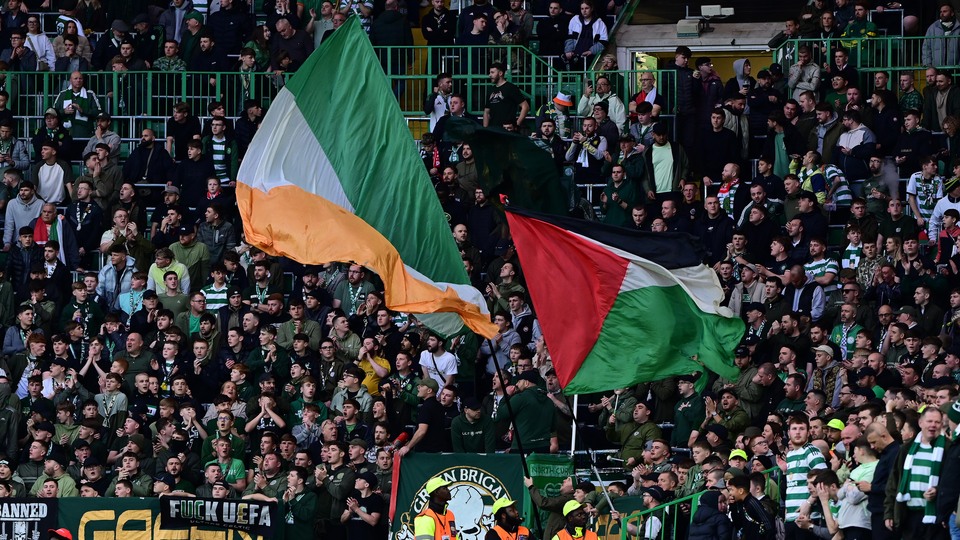 Celtic taraftarları İsrail'i protesto etti