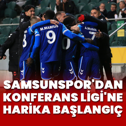Samsunspor'dan Avrupa'ya harika başlangıç!