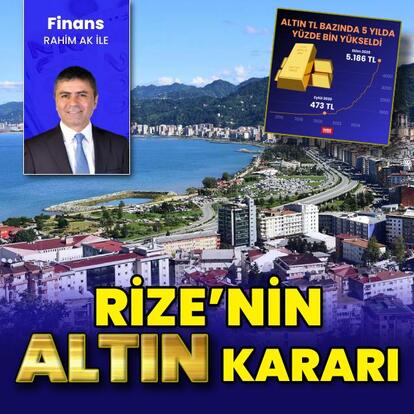 Rize'nin altın seçimi