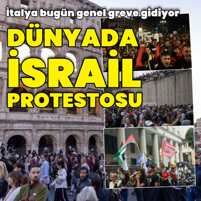 İsrail'in saldırısı dünyada protesto edildi