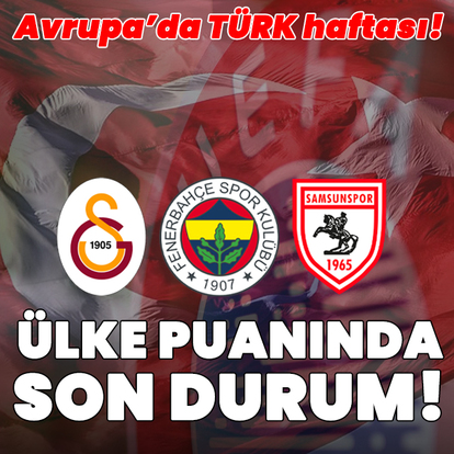 İşte ülke puanında son durum!