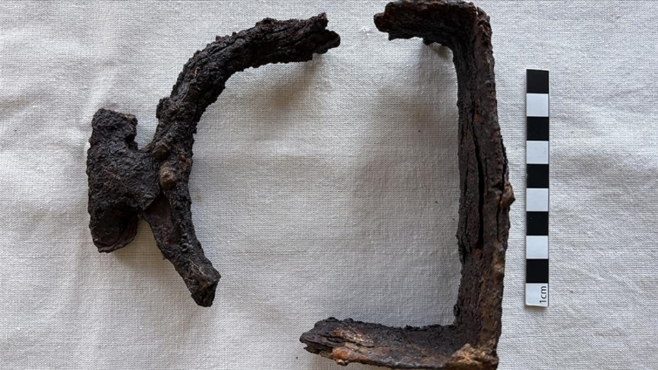 Tokat'ta Selçuklu dönemine ait üzengi bulundu