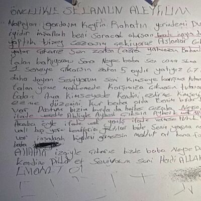 Minguzzi davasında mektup delili dosyada