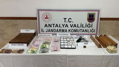 Antalya'da kumar operasyonu: 2 tutuklama