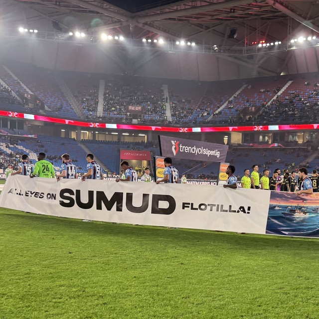 Trabzonspor'dan Gazze'ye destek!