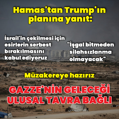 Hamas Donald Trump'ın planına yanıt verdi