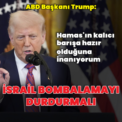 Donald Trump'tan Hamas açıklaması