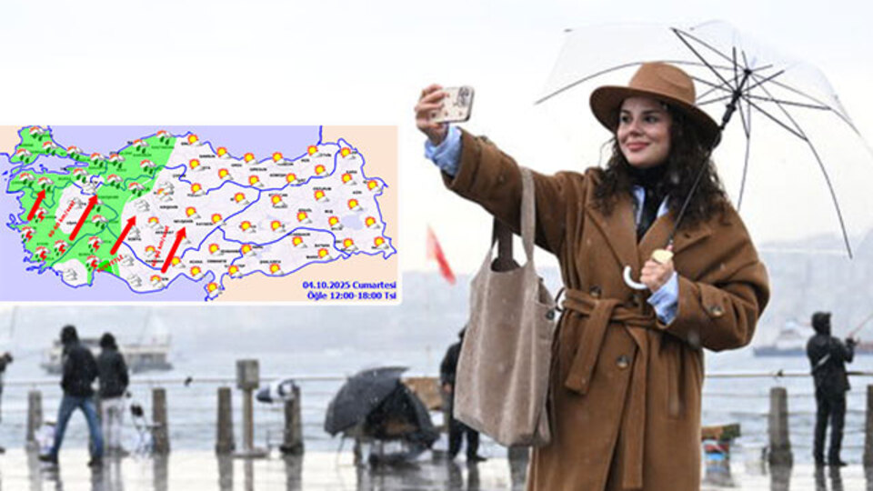 Üç büyük kentte yağış var... 5 bölgede sağanak!