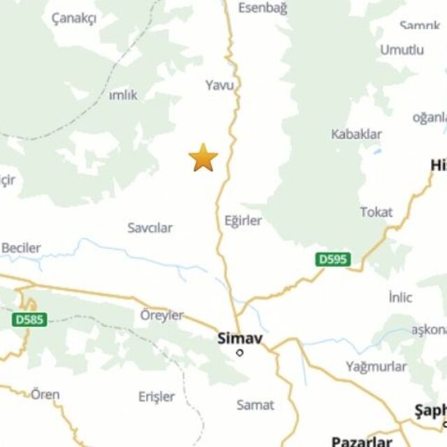 Kütahya Simav'da 4,1'lik deprem