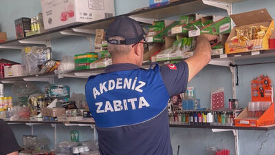 Bakkalda 2022 yılından ürünler ele geçirildi