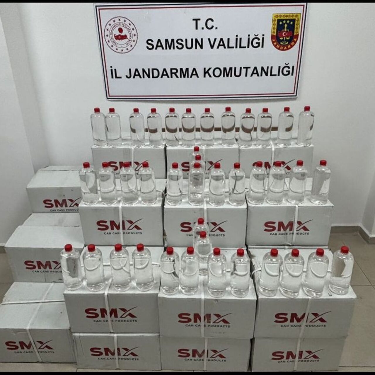 Samsun'da etil alkol ele geçirildi